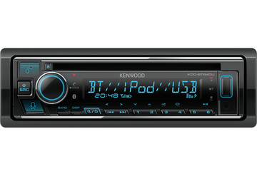 Autoestéreo 1 DIN Kenwood KDC-BT640U CD iPhone iPod Bluetooth Alexa - Audioshop México lo mejor en Car Audio en México -  Kenwood